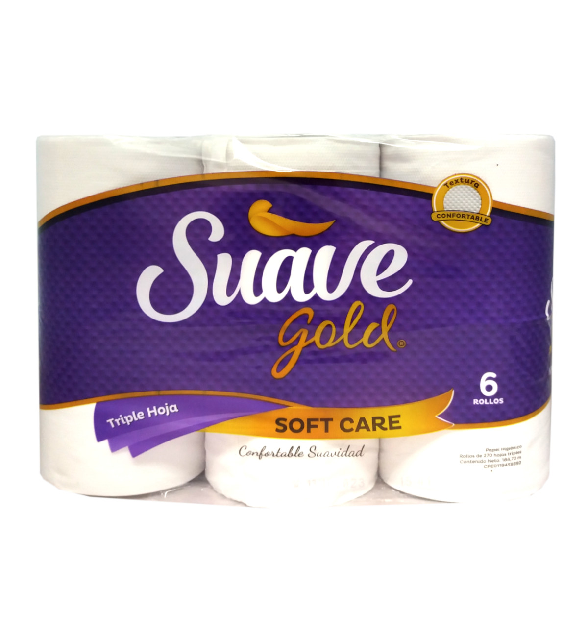 Papel Higinico Suave Gold Soft Care Premium 4 x 12 270 Hojas